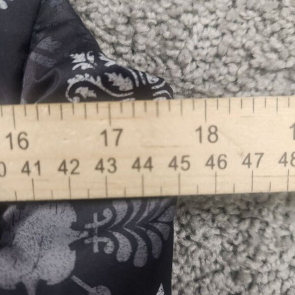 Eddie Bauer Puffer Vest Womens Small Goose Down Quilted Snowflake Print Floral - Picture 15 of 16